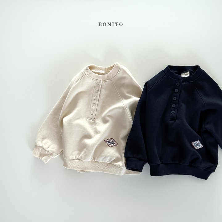 Bonito - Korean Children Fashion - #designkidswear - Henley Raglan Sweatshirt - 5