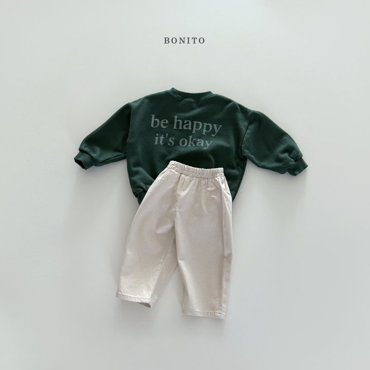 Bonito - Korean Children Fashion - #childrensboutique - Be Happy Sweatshirt - 4