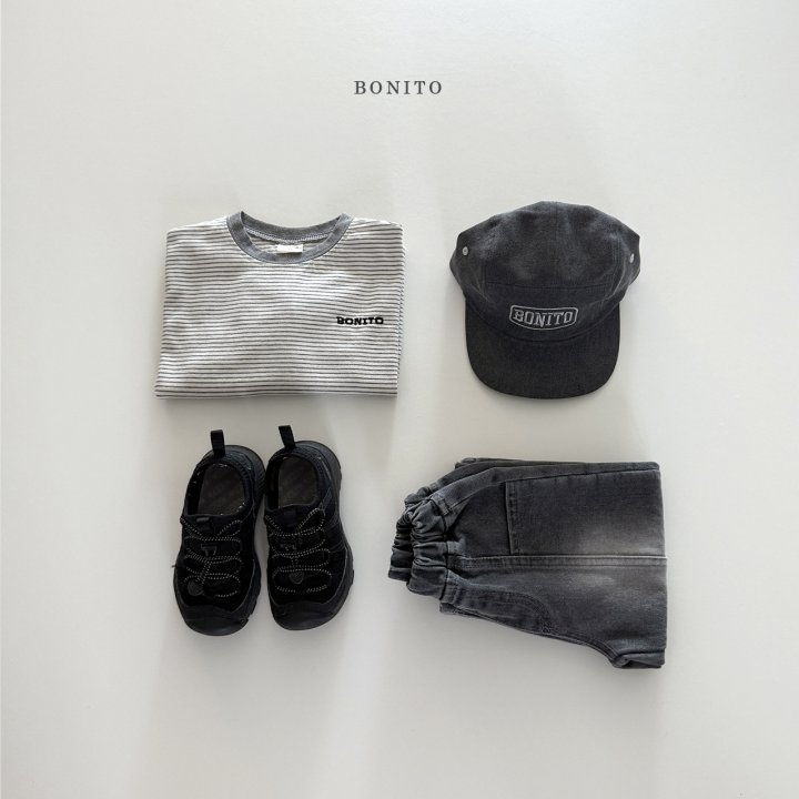 Bonito - Korean Children Fashion - #designkidswear - Thin Stripe Ribbed Tee - 7