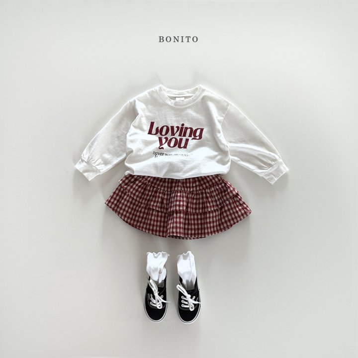 Bonito - Korean Children Fashion - #designkidswear - Check Tiered Skirt - 12