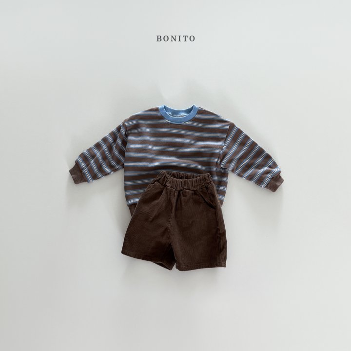 Bonito - Korean Children Fashion - #designkidswear - Stripe Color Block Sweatshirt - 9