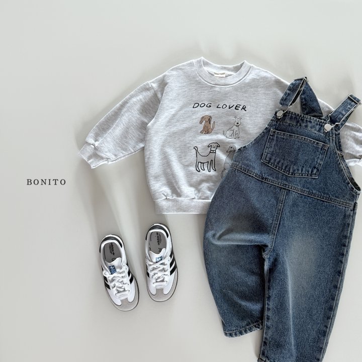 Bonito - Korean Children Fashion - #discoveringself - Denim Flower Overalls - 8