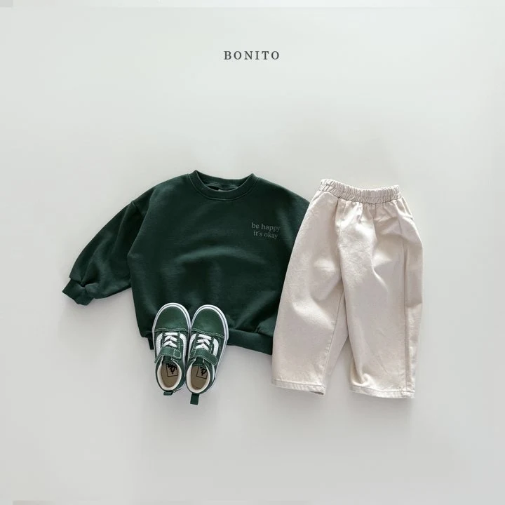 Bonito - Korean Children Fashion - #discoveringself - Be Happy Sweatshirt - 5