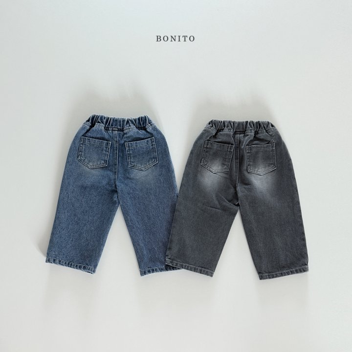 Bonito - Korean Children Fashion - #designkidswear - Cut Brush Denim Pants - 4
