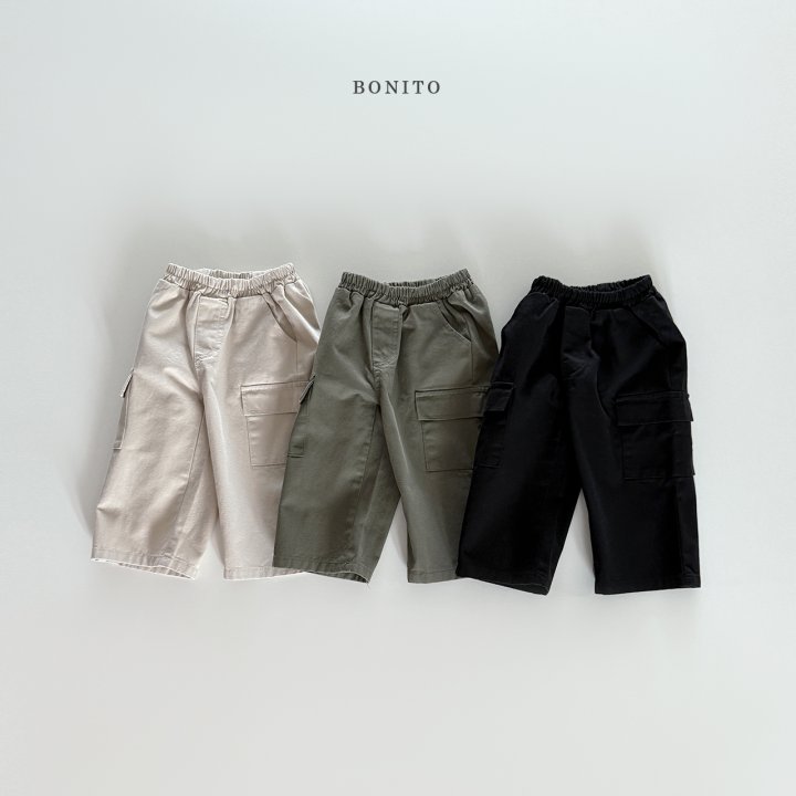 Bonito - Korean Children Fashion - #discoveringself - Straight Cargo Pants