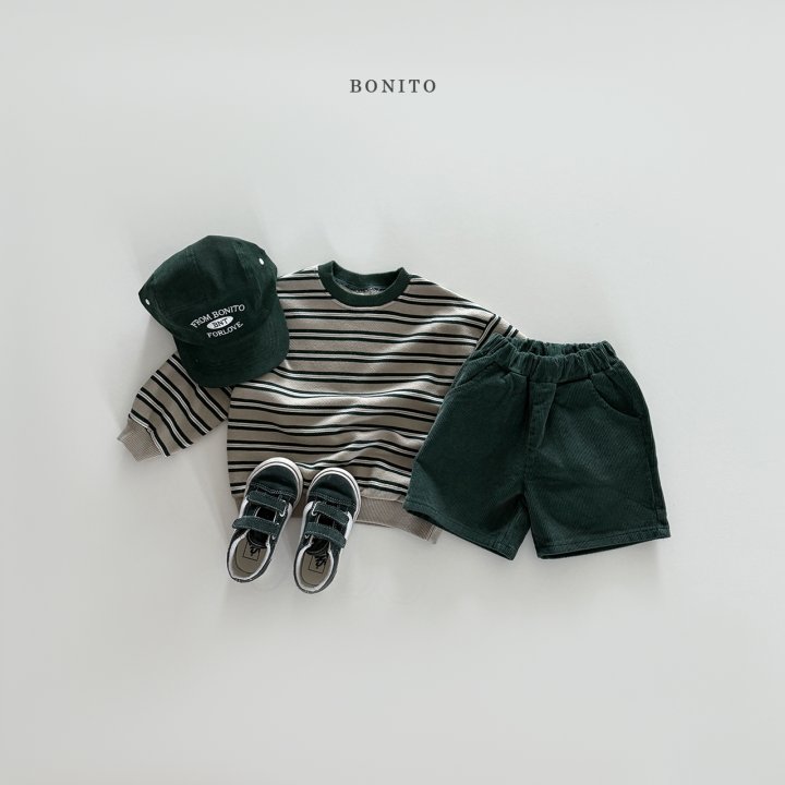 Bonito - Korean Children Fashion - #discoveringself - Stripe Color Block Sweatshirt - 10
