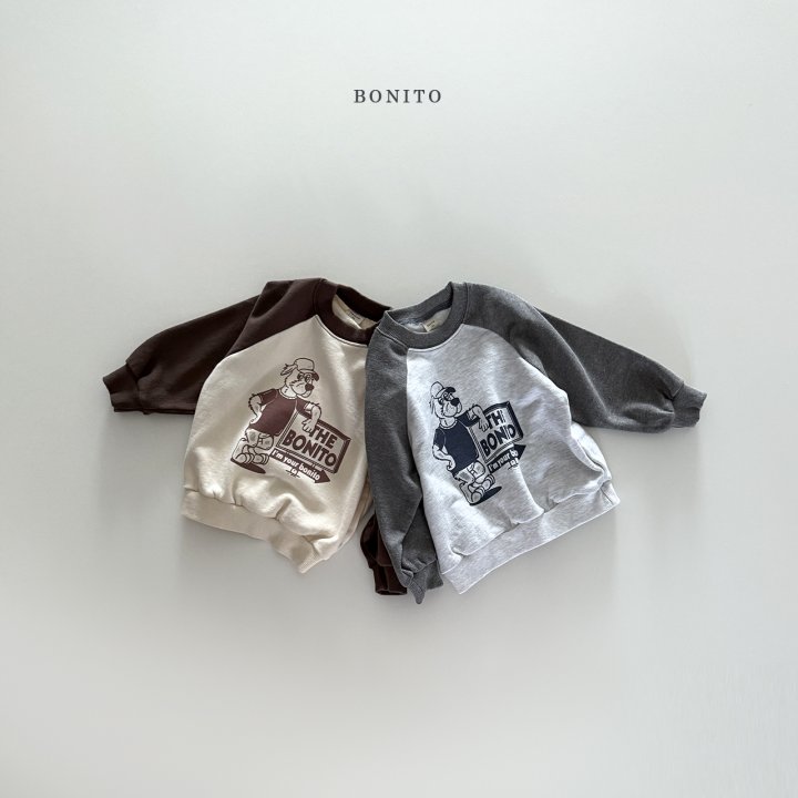 Bonito - Korean Children Fashion - #fashionkids - Wolf Raglan Sweatshirt - 3