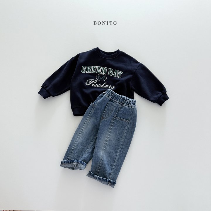Bonito - Korean Children Fashion - #fashionkids - Cut Brush Denim Pants - 5