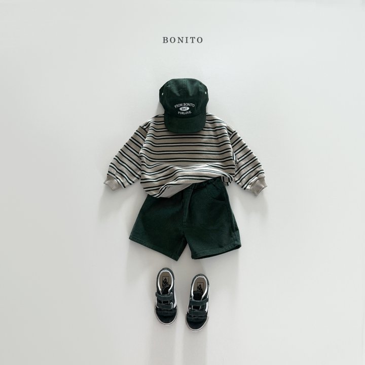 Bonito - Korean Children Fashion - #fashionkids - Stripe Color Block Sweatshirt - 11