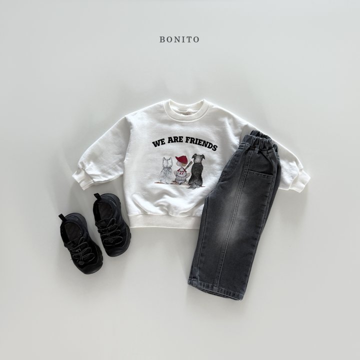 Bonito - Korean Children Fashion - #kidsshorts - Friends Sweatshirt - 7