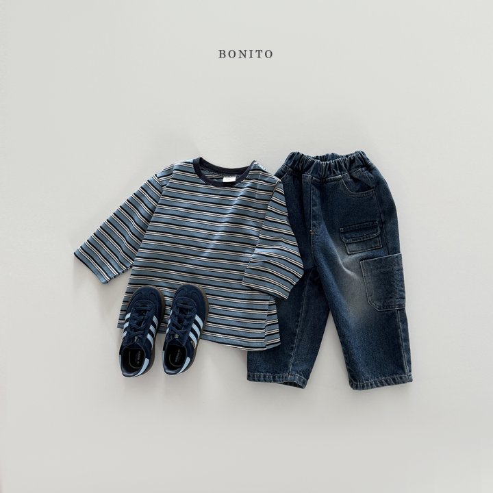 Bonito - Korean Children Fashion - #kidsshorts - Three-Pocket Denim Pants - 8