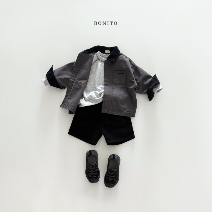 Bonito - Korean Children Fashion - #kidsshorts - Corduroy Collar Jacket - 7
