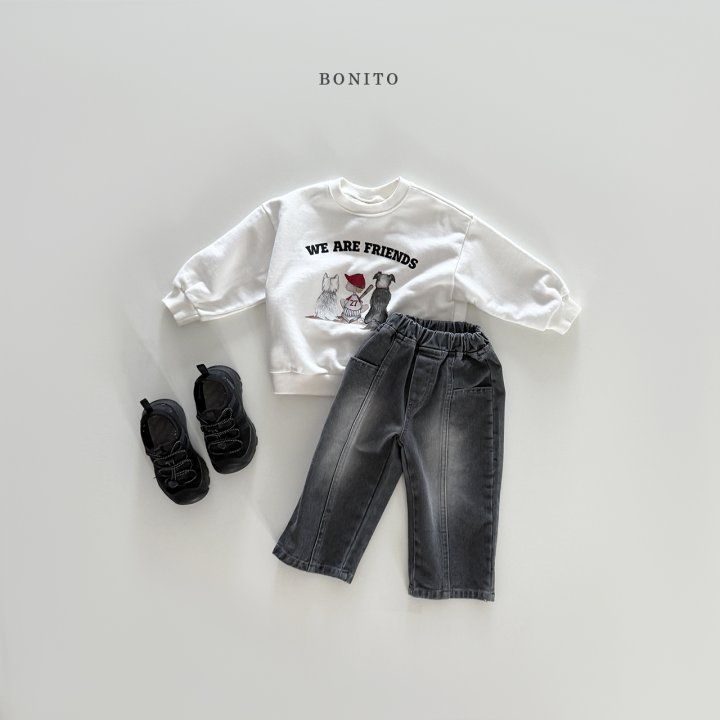 Bonito - Korean Children Fashion - #kidsstore - Friends Sweatshirt - 8
