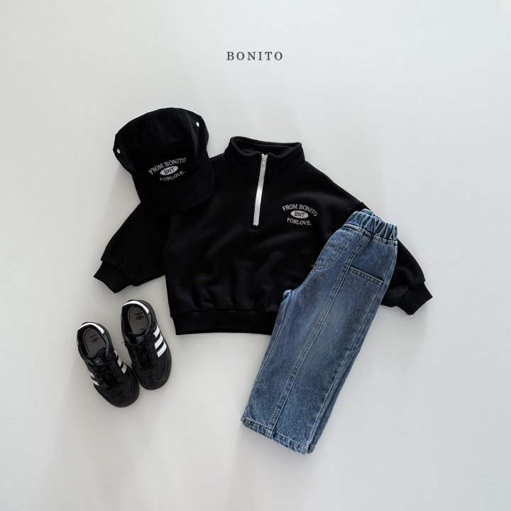 Bonito - Korean Children Fashion - #kidsstore - From Bonito Half-Zip - 12