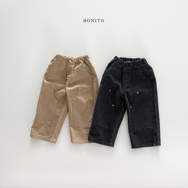 Bonito - Korean Children Fashion - #kidsstore - Point Big Pocket Pants