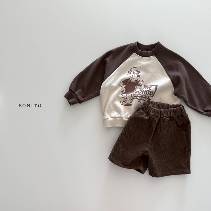 Bonito - Korean Children Fashion - #kidzfashiontrend - Wolf Raglan Sweatshirt - 6