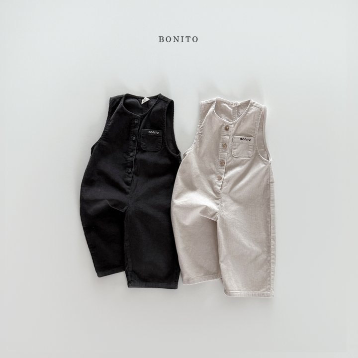 Bonito - Korean Children Fashion - #kidzfashiontrend - Corduroy Overalls