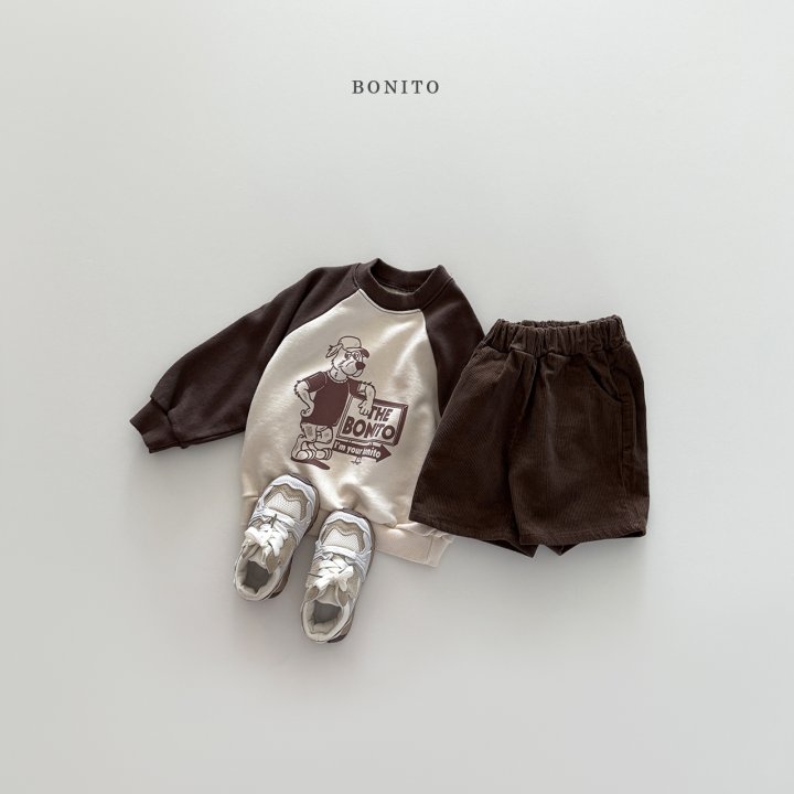 Bonito - Korean Children Fashion - #littlefashionista - Wolf Raglan Sweatshirt - 8