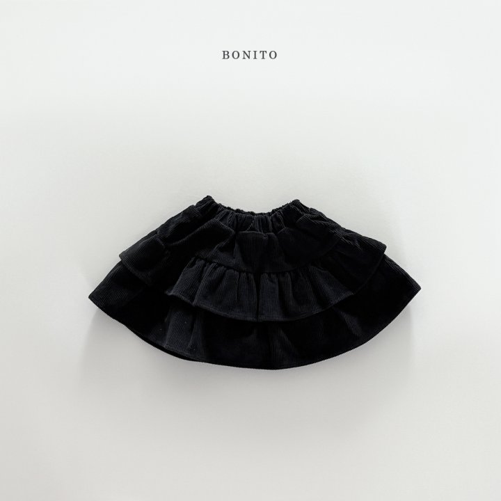 Bonito - Korean Children Fashion - #littlefashionista - Corduroy Tiered Skirt - 7