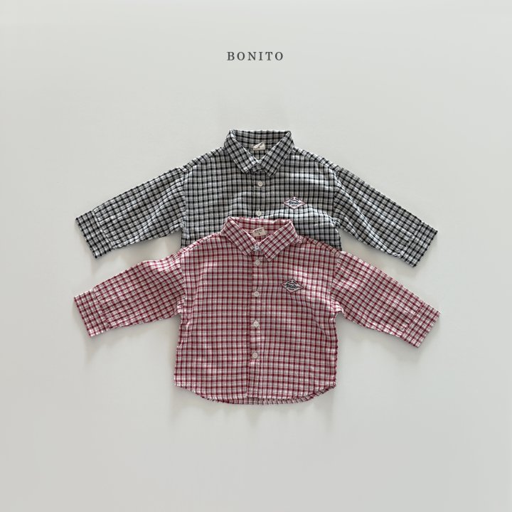 Bonito - Korean Children Fashion - #littlefashionista - Check Shirt