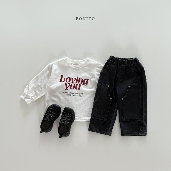 Bonito - Korean Children Fashion - #littlefashionista - Loving You Ribbed Tee - 5