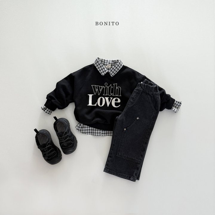 Bonito - Korean Children Fashion - #magicofchildhood - With Love Sweatshirt - 6