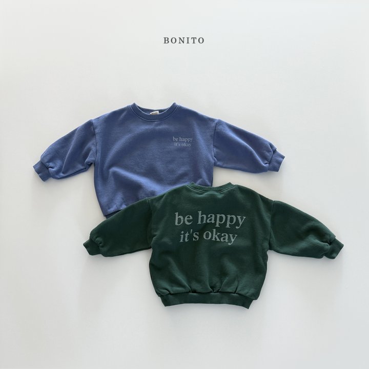 Bonito - Korean Children Fashion - #magicofchildhood - Be Happy Sweatshirt - 12
