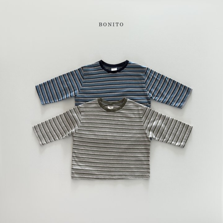 Bonito - Korean Children Fashion - #magicofchildhood - Airiton Stripe Tee