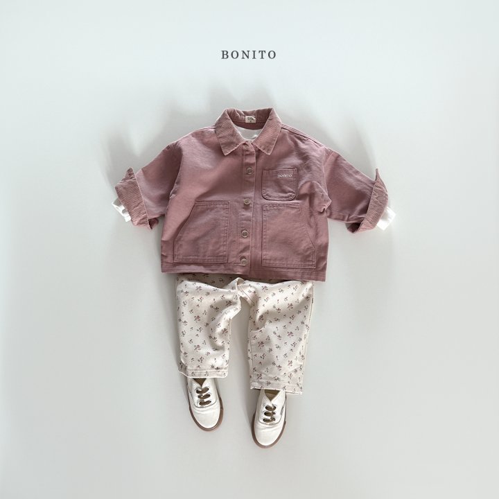 Bonito - Korean Children Fashion - #magicofchildhood - Corduroy Collar Jacket - 12