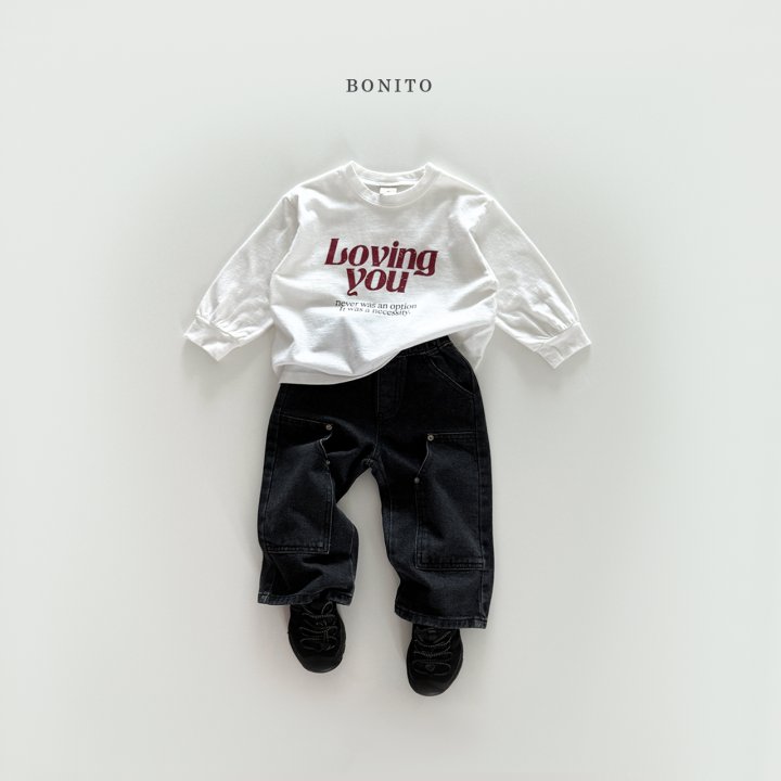 Bonito - Korean Children Fashion - #magicofchildhood - Loving You Ribbed Tee - 6