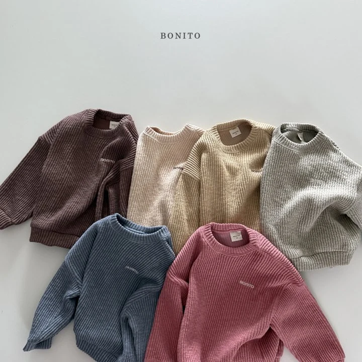 Bonito - Korean Children Fashion - #magicofchildhood - Knit Sweatshirt - 3