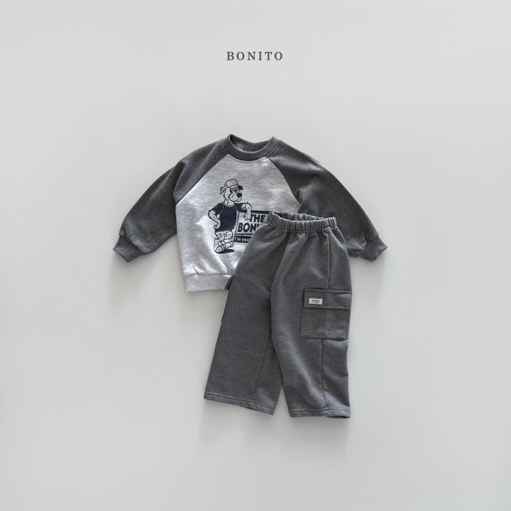 Bonito - Korean Children Fashion - #minifashionista - Wolf Raglan Sweatshirt - 10