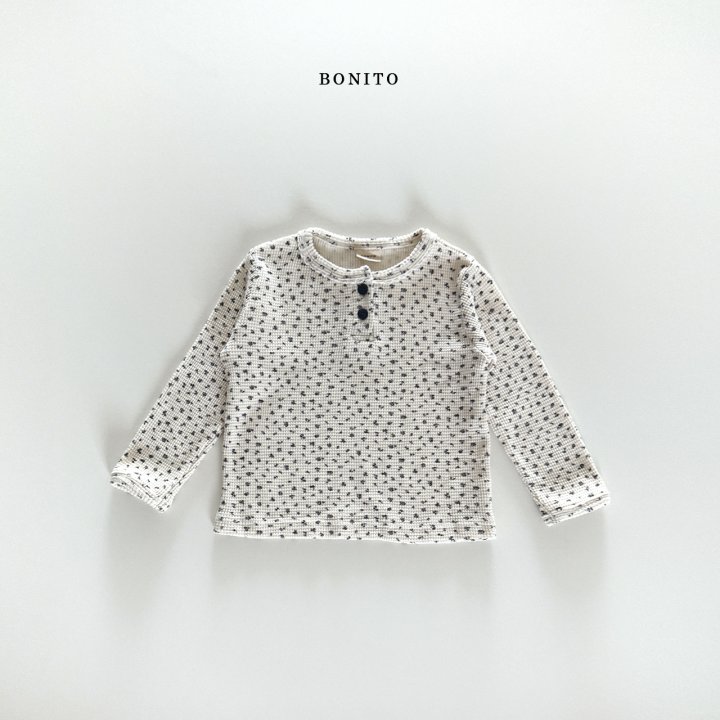 Bonito - Korean Children Fashion - #minifashionista - Floral Waffle Lace Tee - 7