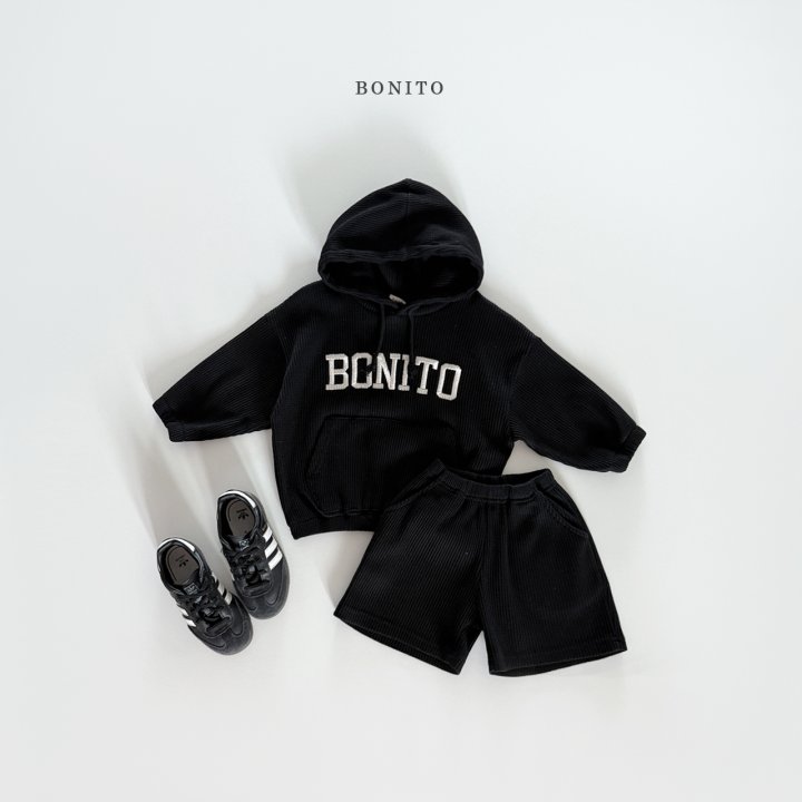 Bonito - Korean Children Fashion - #minifashionista - Bonito Waffle Hoodie Set - 7