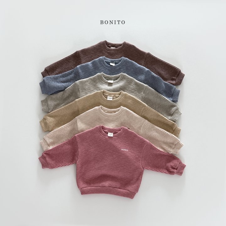 Bonito - Korean Children Fashion - #magicofchildhood - Knit Sweatshirt - 4