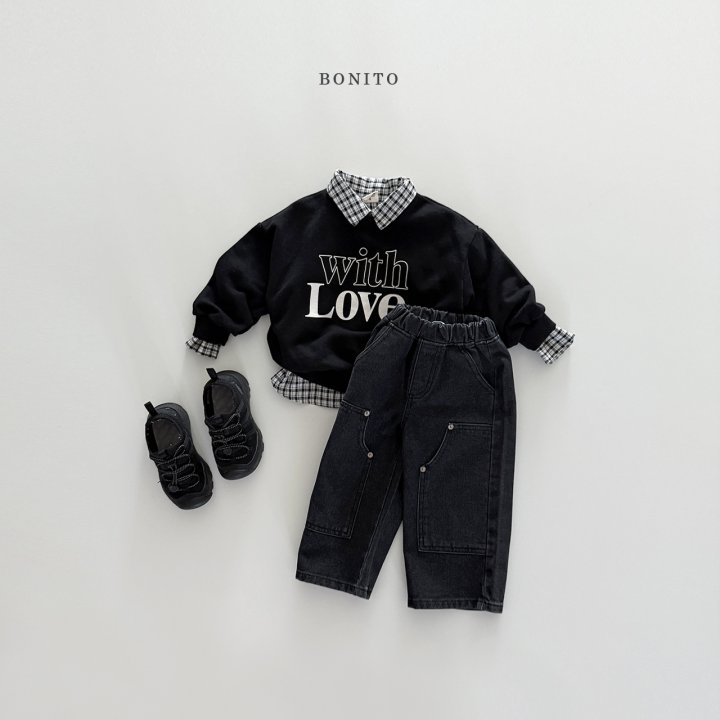 Bonito - Korean Children Fashion - #prettylittlegirls - With Love Sweatshirt - 8