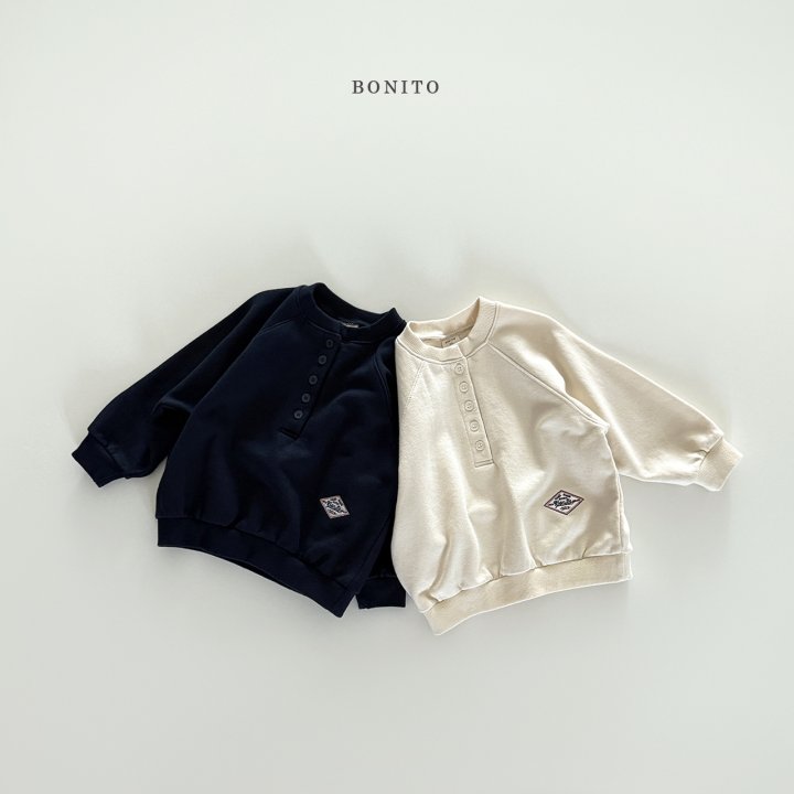 Bonito - Korean Children Fashion - #prettylittlegirls - Henley Raglan Sweatshirt