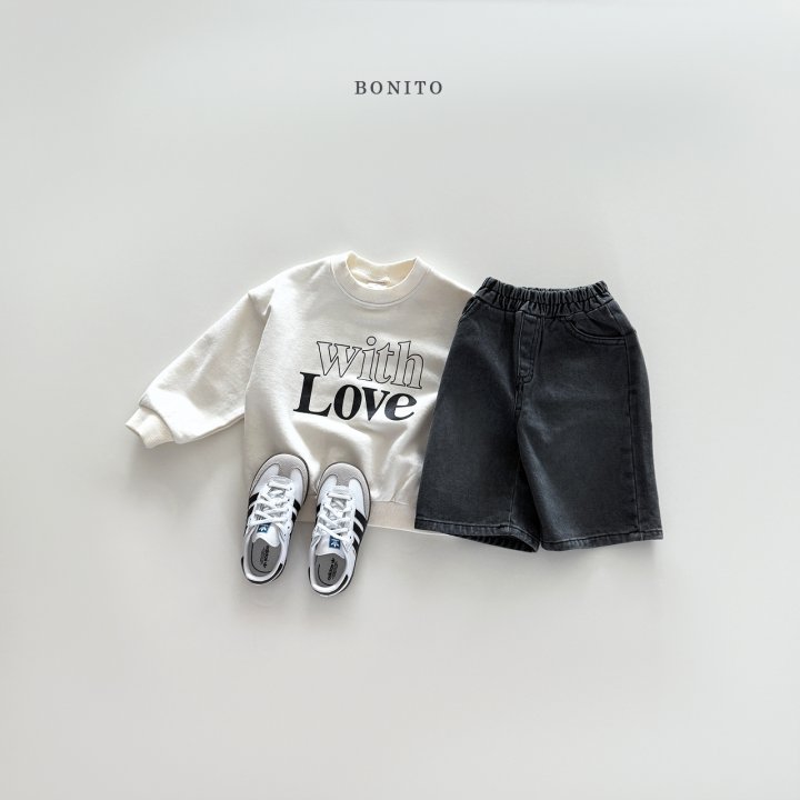 Bonito - Korean Children Fashion - #prettylittlegirls - Bermuda Denim Pants - 12