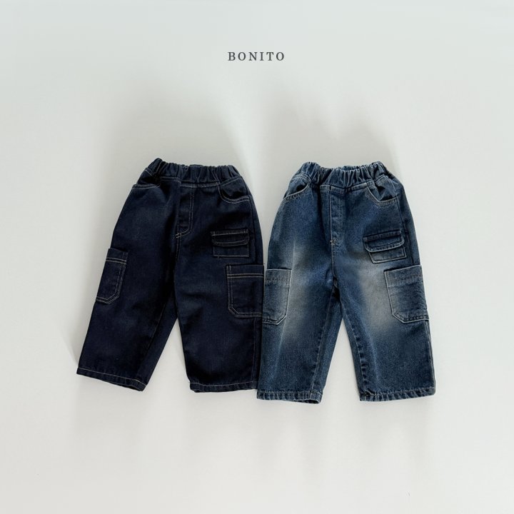 Bonito - Korean Children Fashion - #prettylittlegirls - Three-Pocket Denim Pants