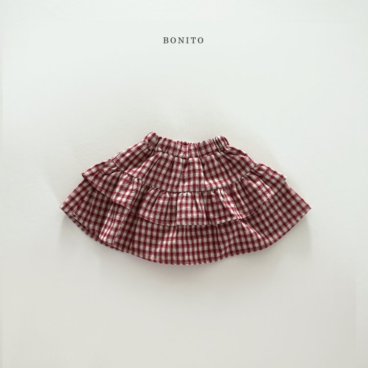 Bonito - Korean Children Fashion - #prettylittlegirls - Check Tiered Skirt - 6