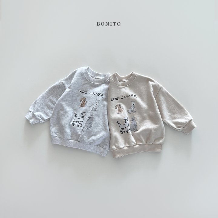Bonito - Korean Children Fashion - #toddlerclothing - Dog Lover Sweatshirt