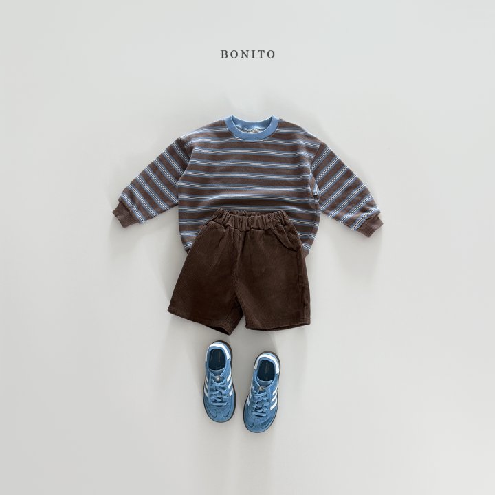 Bonito - Korean Children Fashion - #toddlerclothing - Corduroy Half Pants - 6