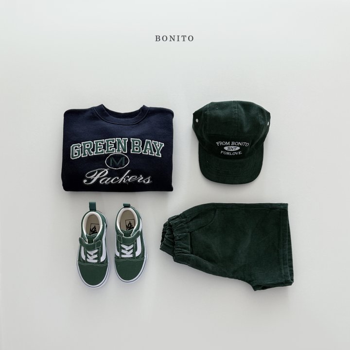 Bonito - Korean Women Fashion - #momslook - Green Bay Sweatshirt (with Mom) - 10