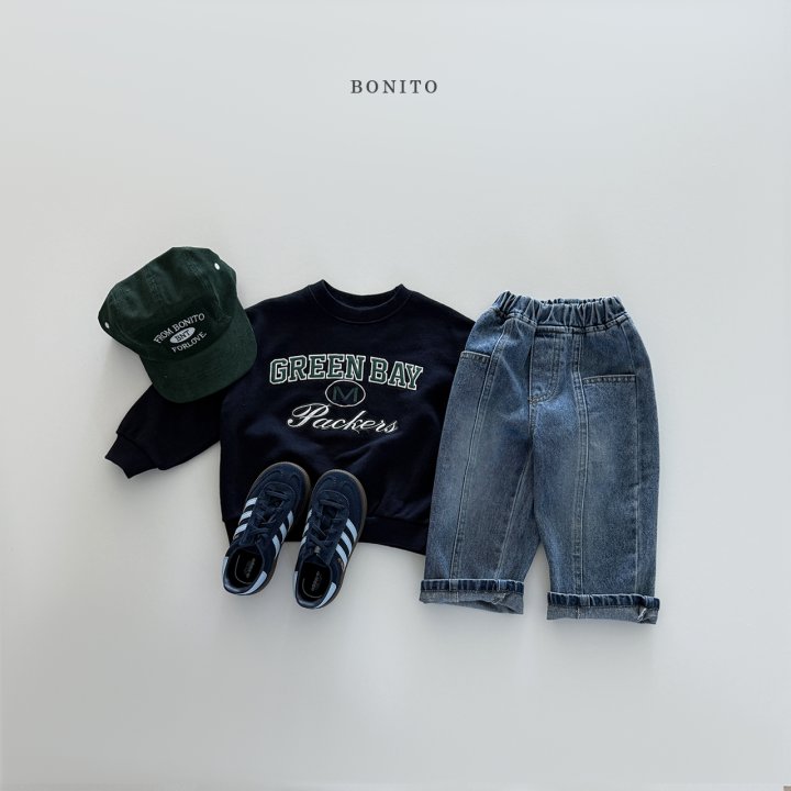Bonito - Korean Women Fashion - #momslook - Green Bay Sweatshirt (with Mom) - 12