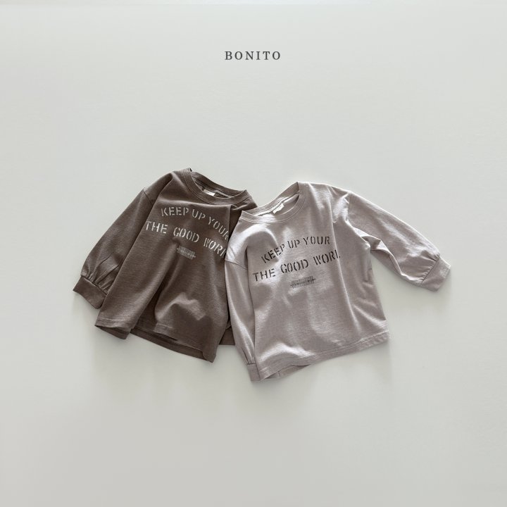 Bonito - Korean Women Fashion - #pursuepretty - Keep Up Pigment Tee (with Mom) - 3