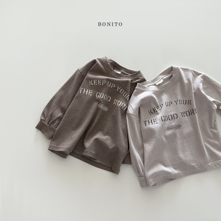 Bonito - Korean Women Fashion - #pursuepretty - Keep Up Pigment Tee (with Mom) - 4