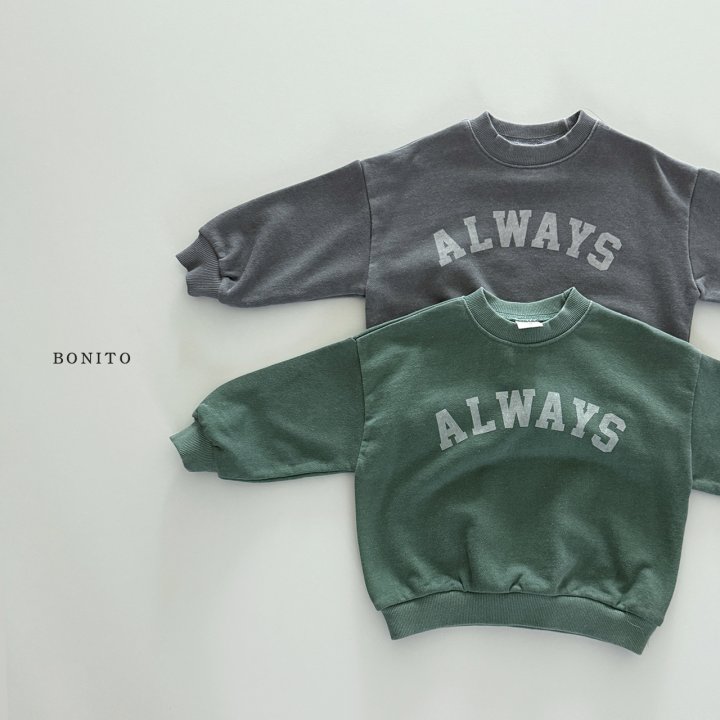 Bonito - Korean Women Fashion - #romanticstyle - Always Pigment Sweatshirt (with Mom) - 3