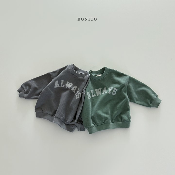 Bonito - Korean Women Fashion - #romanticstyle - Always Pigment Sweatshirt (with Mom) - 4