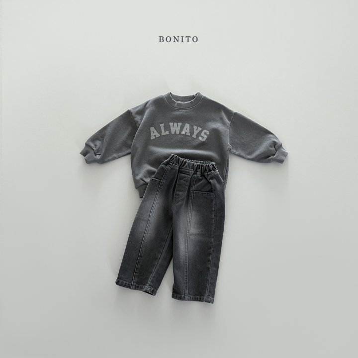 Bonito - Korean Women Fashion - #thelittlethings - Always Pigment Sweatshirt (with Mom) - 6