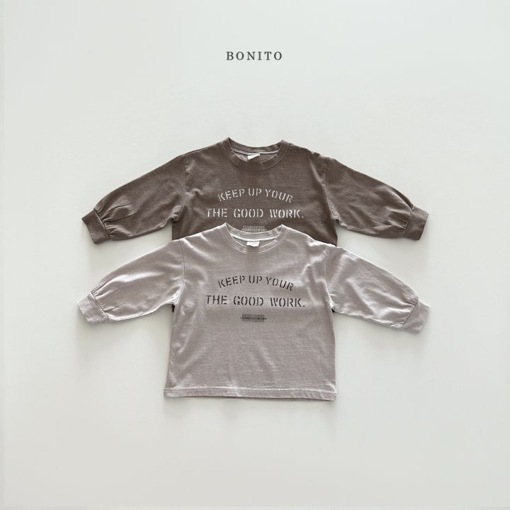 Bonito - Korean Women Fashion - #vintageinspired - Keep Up Pigment Tee (with Mom)